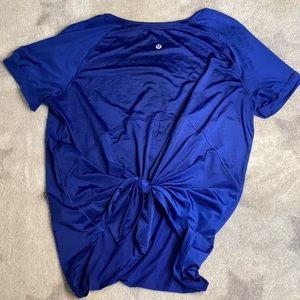 Lululemon open up tie back tee